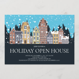 Holiday Open House Weihnachten Party Einladung