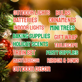 Holiday Organisieren individuell anpassbare Vinyl Aufkleber