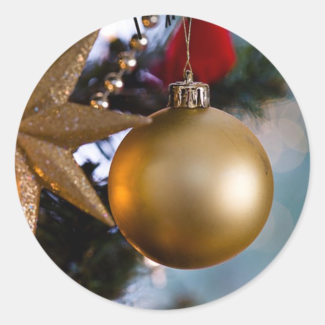 Holiday Ornament Aufkleber (Vorderseite)