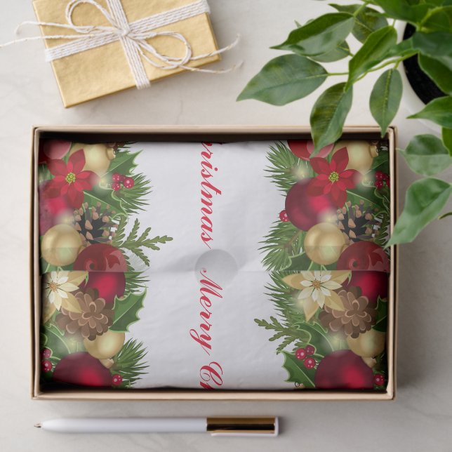 Holiday Ornamental Garland Seidenpapier (Geschenk)