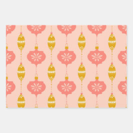 Holiday Ornaments and Beads Trio Geschenkpackung Geschenkpapier Set