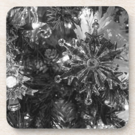 Holiday Ornaments Graustufen Untersetzer