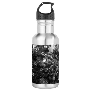 Holiday Ornaments Graustufen Wasserflasche