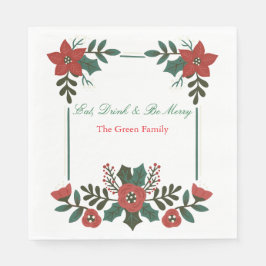 Holiday Paper Napkins – Festive Table Essentials Serviette