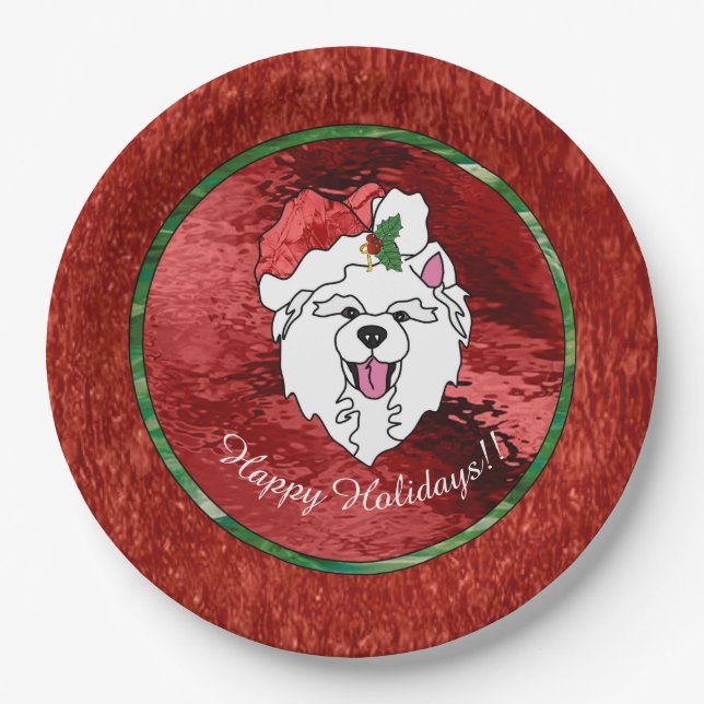 Holiday Paper Plate Sammy Club Pappteller (Vorderseite)