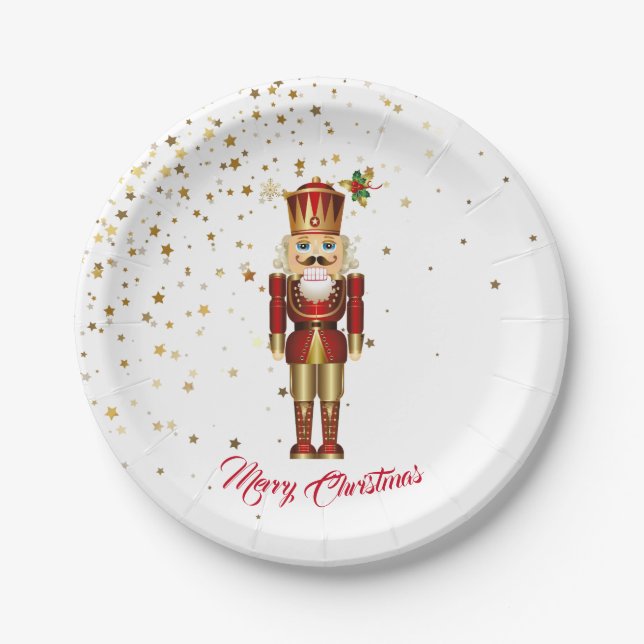 Holiday Paper Tellers-Nutcracker Pappteller (Vorderseite)