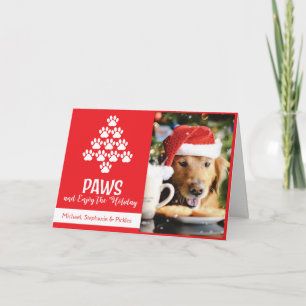 Holiday Paws Weihnachtskarte Feiertagskarte