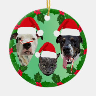 Holiday Pets Keramik Ornament