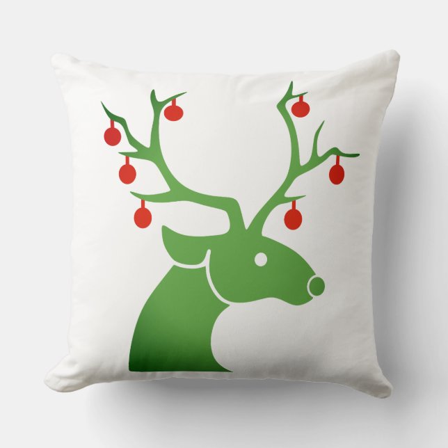 Holiday Pillow-Deer Kissen (Vorderseite)