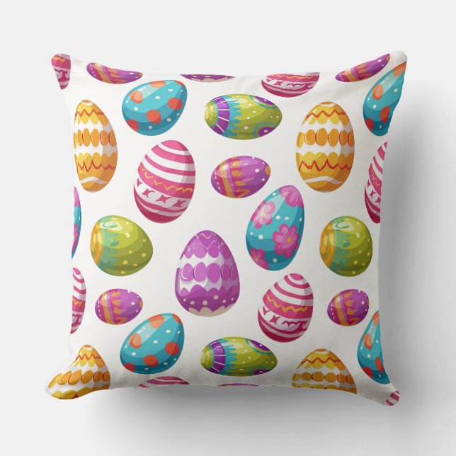 Holiday Pillow-Easter Eggs Kissen (Vorderseite)