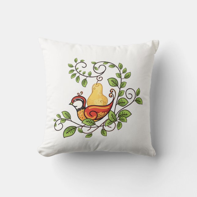 Holiday Pillow-Partridge Kissen (Vorderseite)