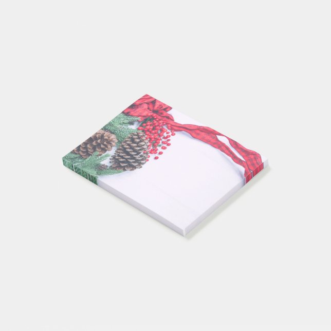 Holiday Pine Cine Collection Post-it Klebezettel (angewinkelt)
