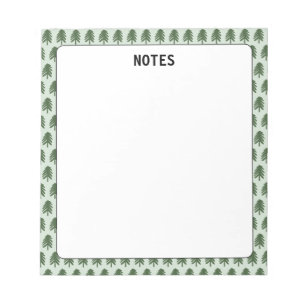 Holiday Pine Tree Notepad Notizblock
