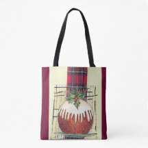 Holiday Plum Pudding Tasche