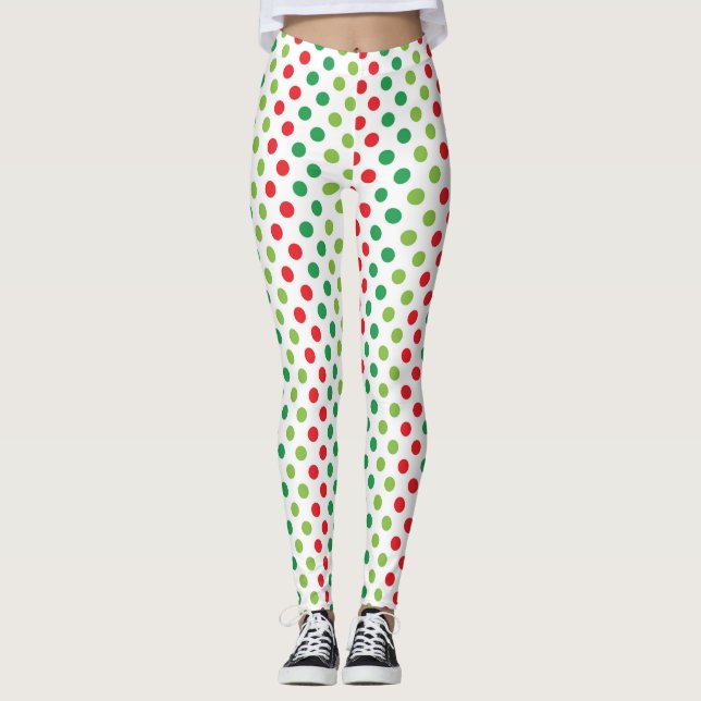Holiday Polka-dots Leggings (Vorderseite)