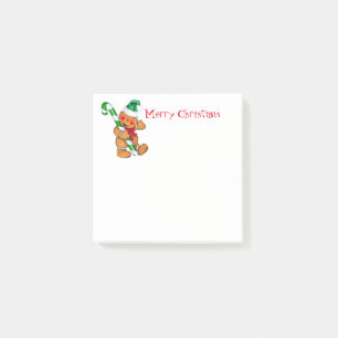 Holiday Post it Notes-Gingerbread Man Post-it Klebezettel