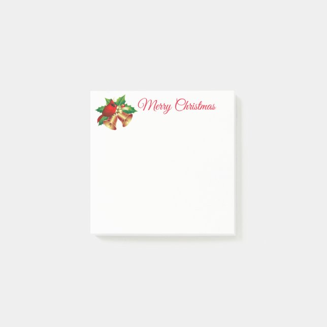 Holiday Post it Notes-Red Kardinal Post-it Klebezettel (Vorderseite)