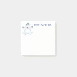 Holiday Post it Notes-Snowman Post-it Klebezettel
