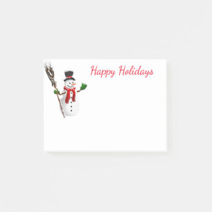 Holiday Post-it-Notes-Snowman Post-it Klebezettel