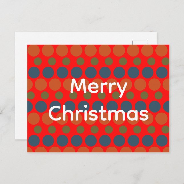 Holiday Postcard Feiertagspostkarte (Vorne/Hinten)