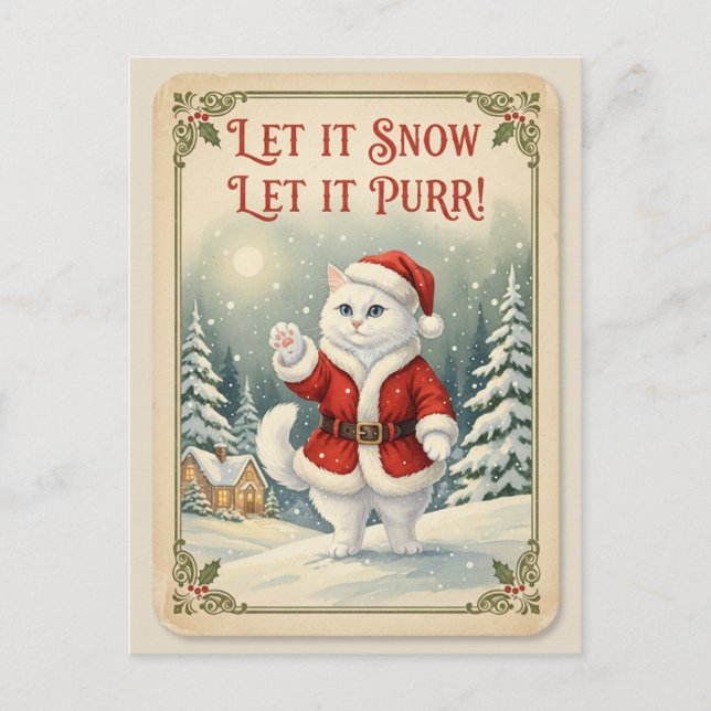 Holiday Postcard Feiertagspostkarte (Vorderseite)