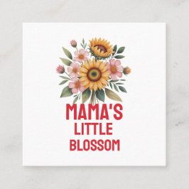 Holiday Postcard Quadratische Visitenkarte