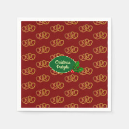 Holiday Pretzel Nibbles - Weihnachts-Party Serviette