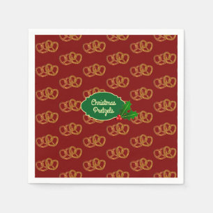 Holiday Pretzel Nibbles - Weihnachts-Party Serviette