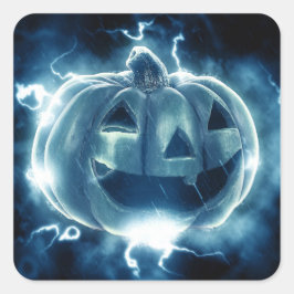 Holiday Pumpkin Quadratischer Aufkleber
