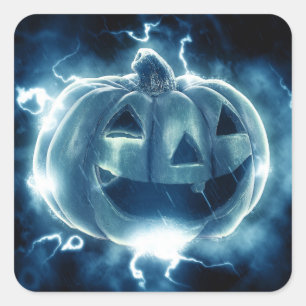 Holiday Pumpkin Quadratischer Aufkleber