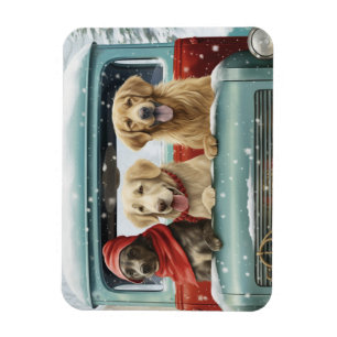 Holiday Pups Magnet