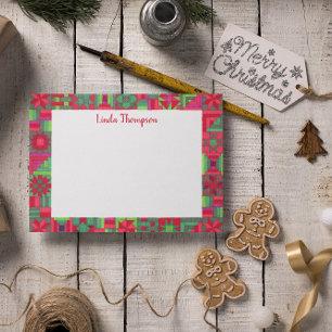 Holiday Quilt Personalisiert Post-it Klebezettel