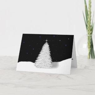 Holiday Remembrance Large Font Christmas Card Feiertagskarte