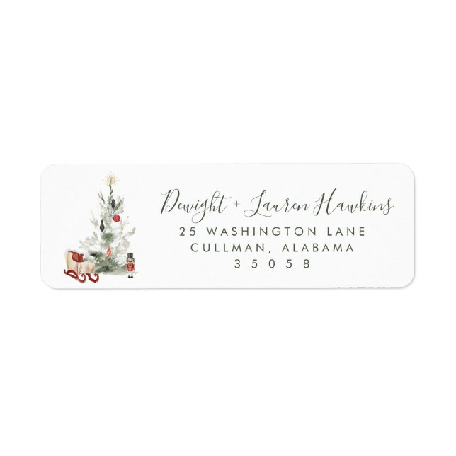 Holiday | Return Address Label (Vorne)