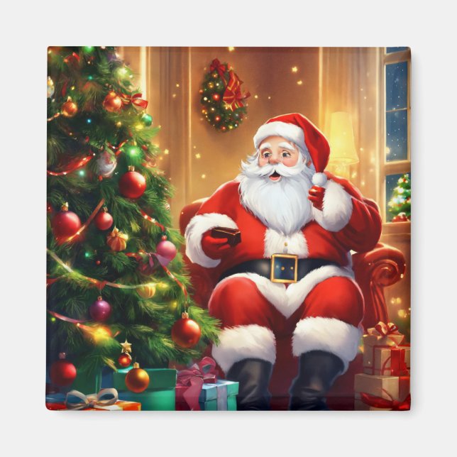 Holiday Santa Magnet (Vorne)
