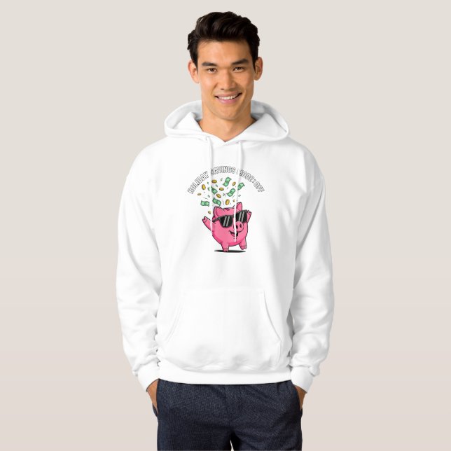 Holiday Savings Mode: OFF – Funny Christmas Pig Hoodie (Vorne ganz)