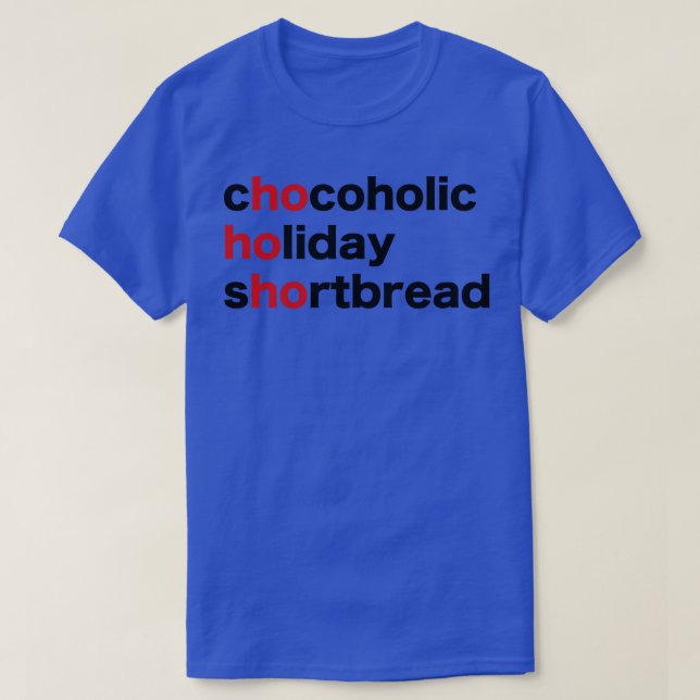 Holiday Scrabble Words Design T-Shirt (Design vorne)