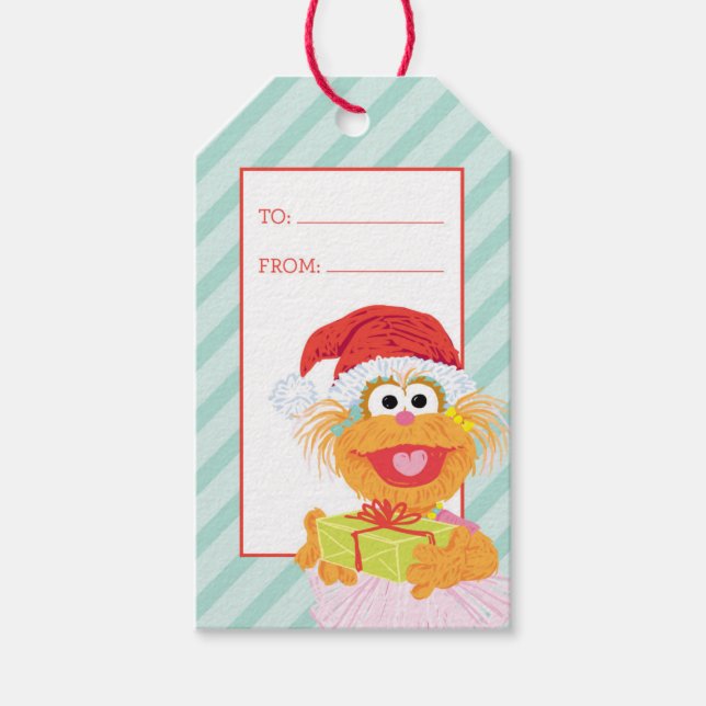 Holiday Scribble Zoe Geschenkanhänger (Vorderseite)