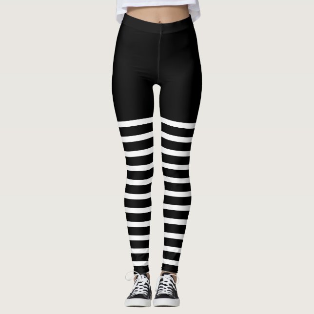Holiday Sexy Elf Leggings Candy Cane Weihnachten (Vorderseite)