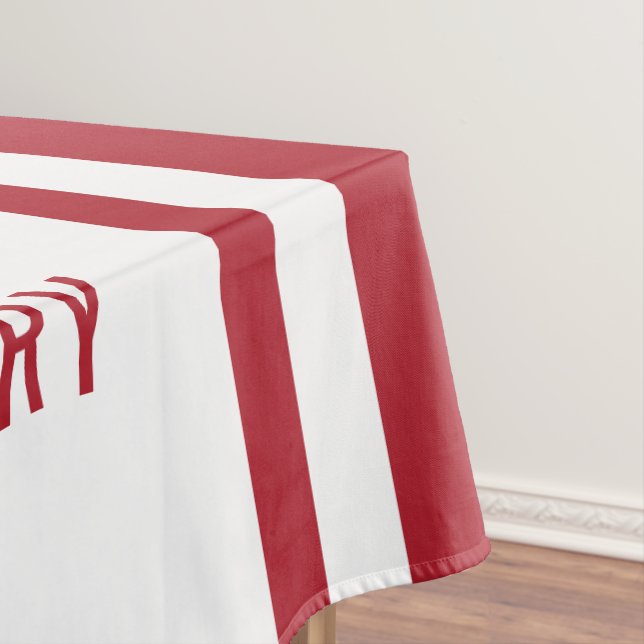 Holiday Siberian Husky Red Tableclout Tischdecke (Beispiel)