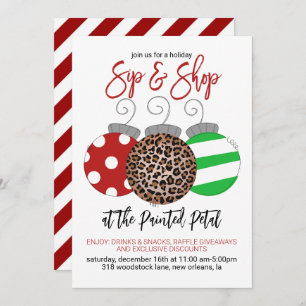 Holiday Sip and Shop Einladung