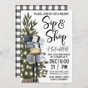 Holiday Sip and Shop Einladung