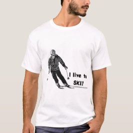 Holiday Skier - Abfahrt Skifahren T-Shirt