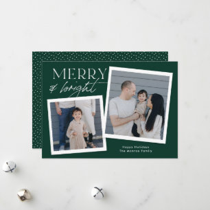 Holiday Snapshot Foto Card - Wald Feiertagskarte