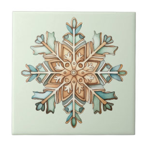 Holiday Snowflake Fliese