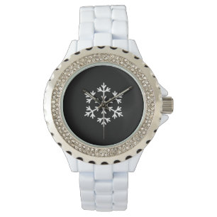 Holiday Snowflake Frauenwache Armbanduhr