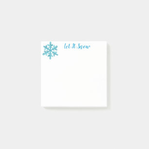 Holiday Snowflake Post it Notes Post-it Klebezettel