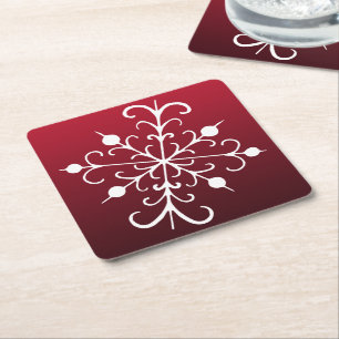 Holiday Snowflake Untersetzer