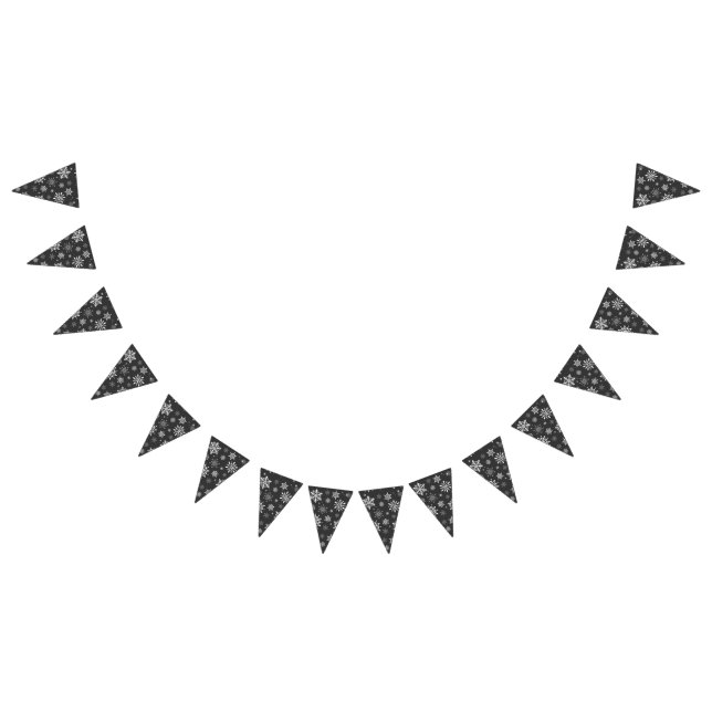 Holiday Snowflakes Banner Flags (Alle)