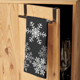 Holiday Snowflakes Küche Handtuch
